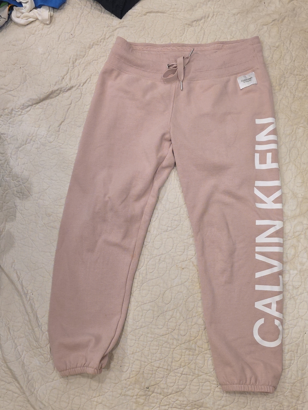 Calvin Klein Kids Dusty Pink Jogger Sweatpants